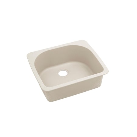 Elkay Quartz Classic 25 X 22 X 8-1/2 Single Bowl Top Mount Sink Bisque ELGS2522BQ0